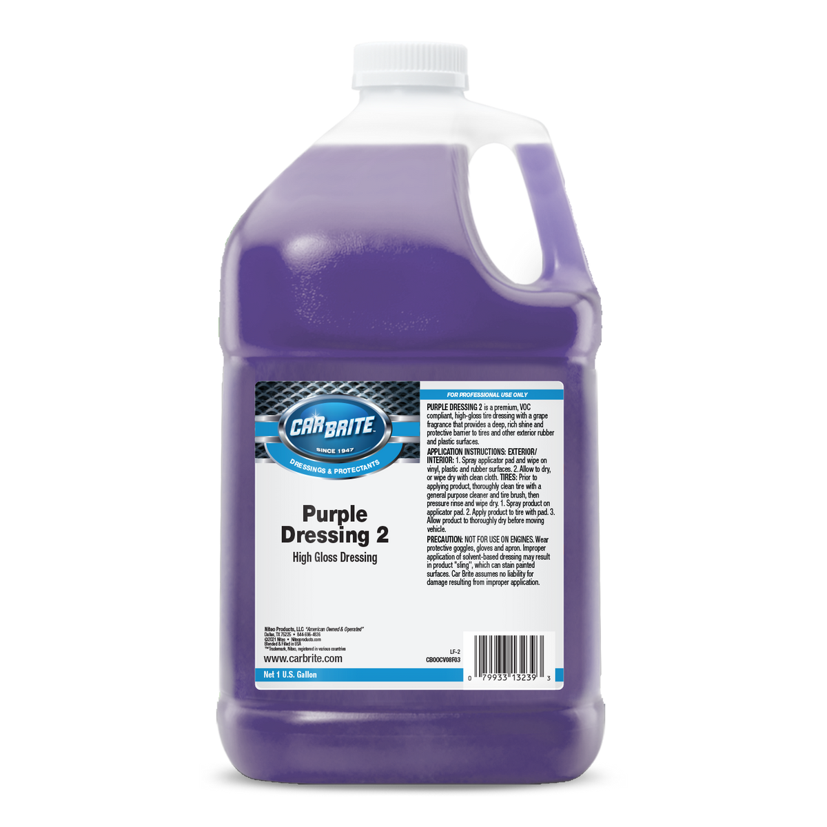 Purple Dressing 2 Premium High Gloss for Rubber Vinyl Plastics