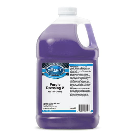 Purple Dressing 2 Premium High Gloss for Rubber Vinyl Plastics